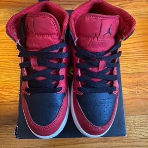 Kids Red and black Jordan kids